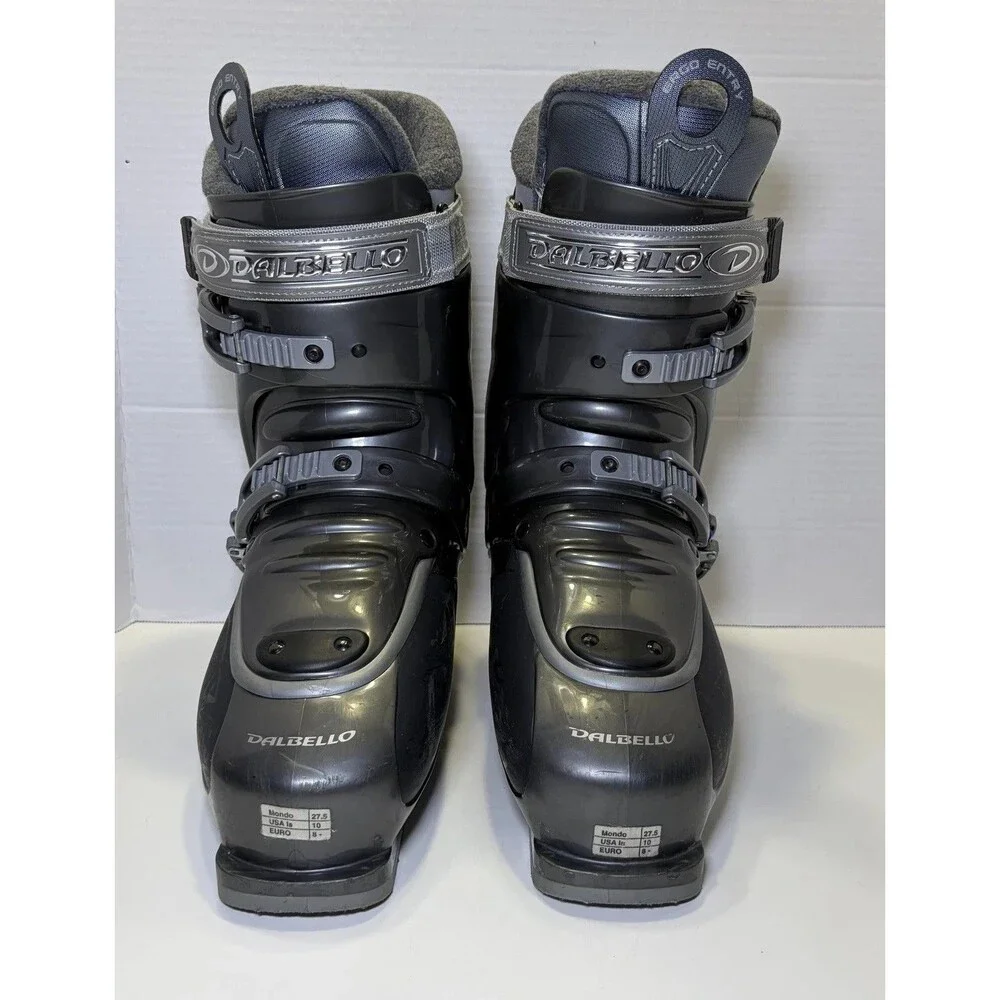 Dalbello Vario Vision 3 Ski Boots Men’s 10 Mondo 27.5 Flex 5-6 Black Gray